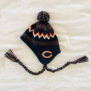 NFL Kids' Navy and Orange Knit Hat